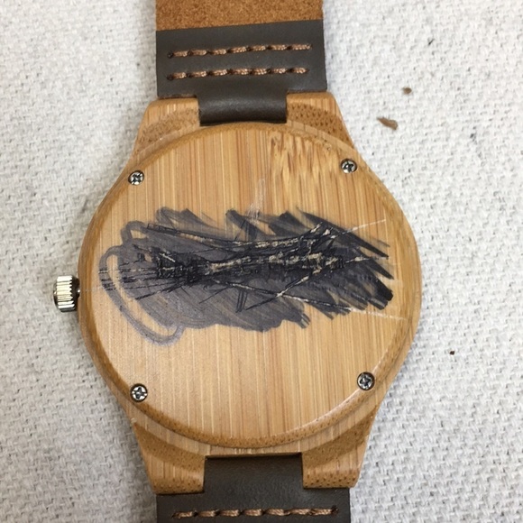 Tree hut Classic Nova bamboo leather watch - Picture 5 of 8